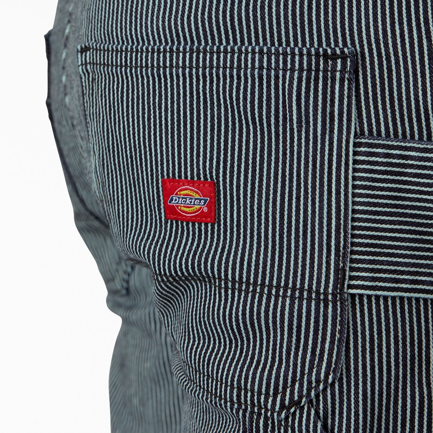 Women's FLEX Relaxed Fit Hickory Stripe Carpenter Pants Dickies Women