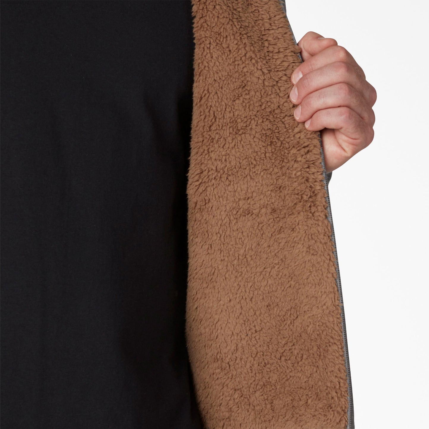 High Pile Fleece Lined Full Zip Hoodie Dickies Men|Sale