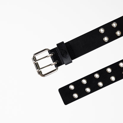 Women's Leather Double Grommet Belt Dickies Men|Women