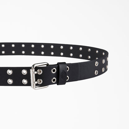 Women's Leather Double Grommet Belt Dickies Men|Women