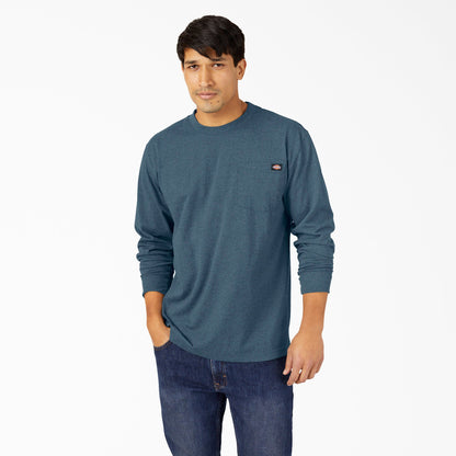 Heavyweight Heathered Long Sleeve Pocket T-Shirt Dickies Men