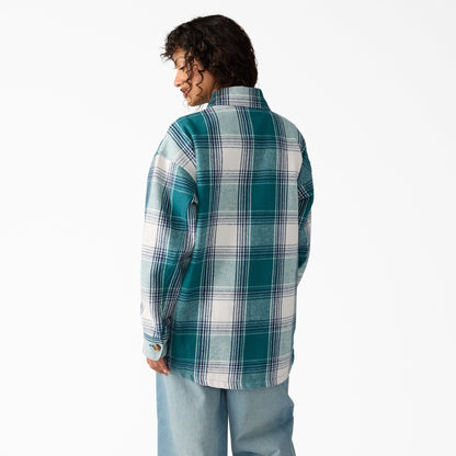 Women's Flannel Shacket Dickies Women