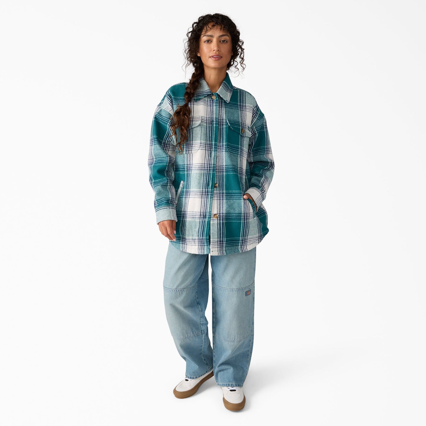 Women's Flannel Shacket Dickies Women