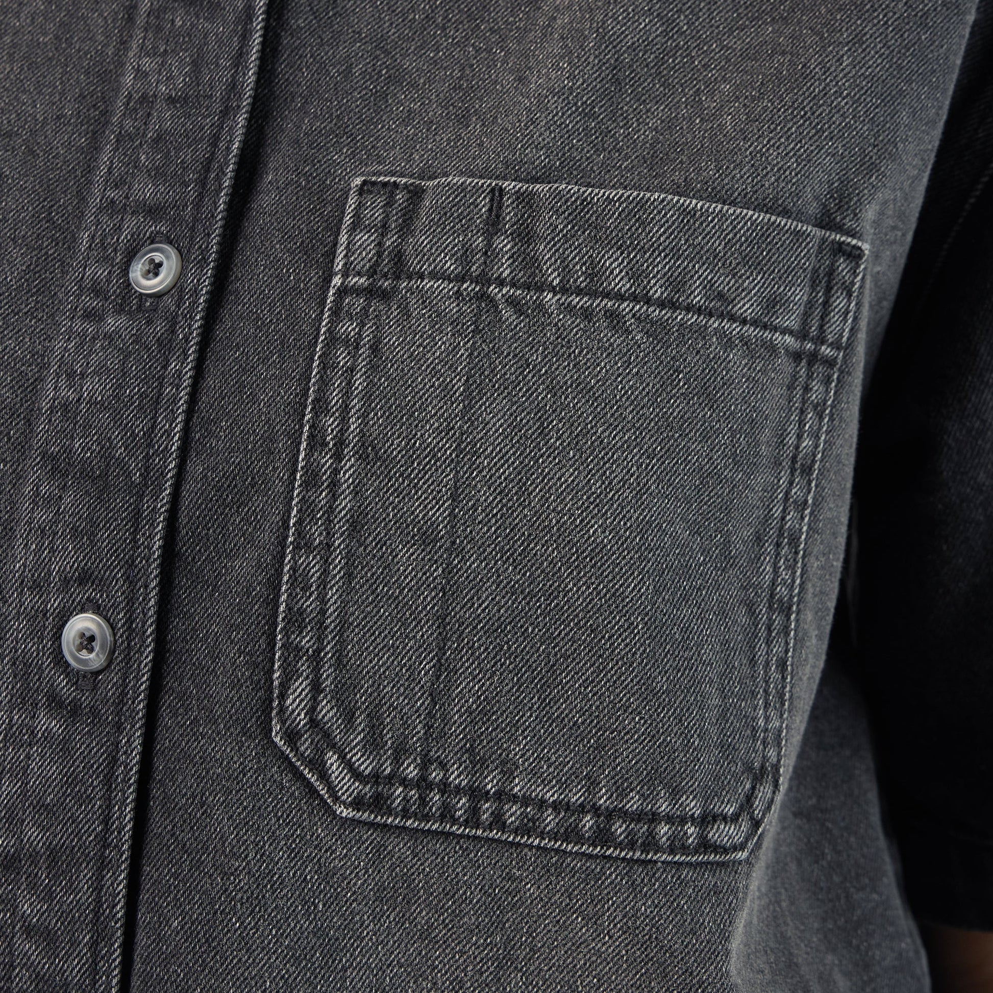Women's Cropped Denim Work Shirt Dickies Women|Sale