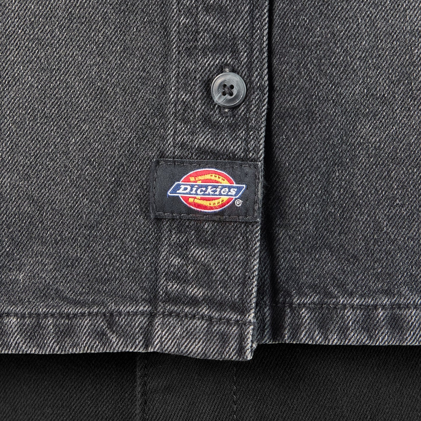 Women's Cropped Denim Work Shirt Dickies Women|Sale