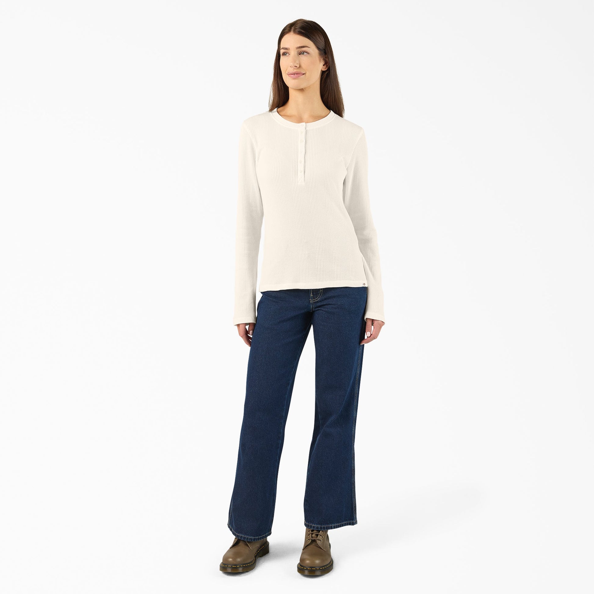 Women’s Crewneck Henley Shirt Dickies Women