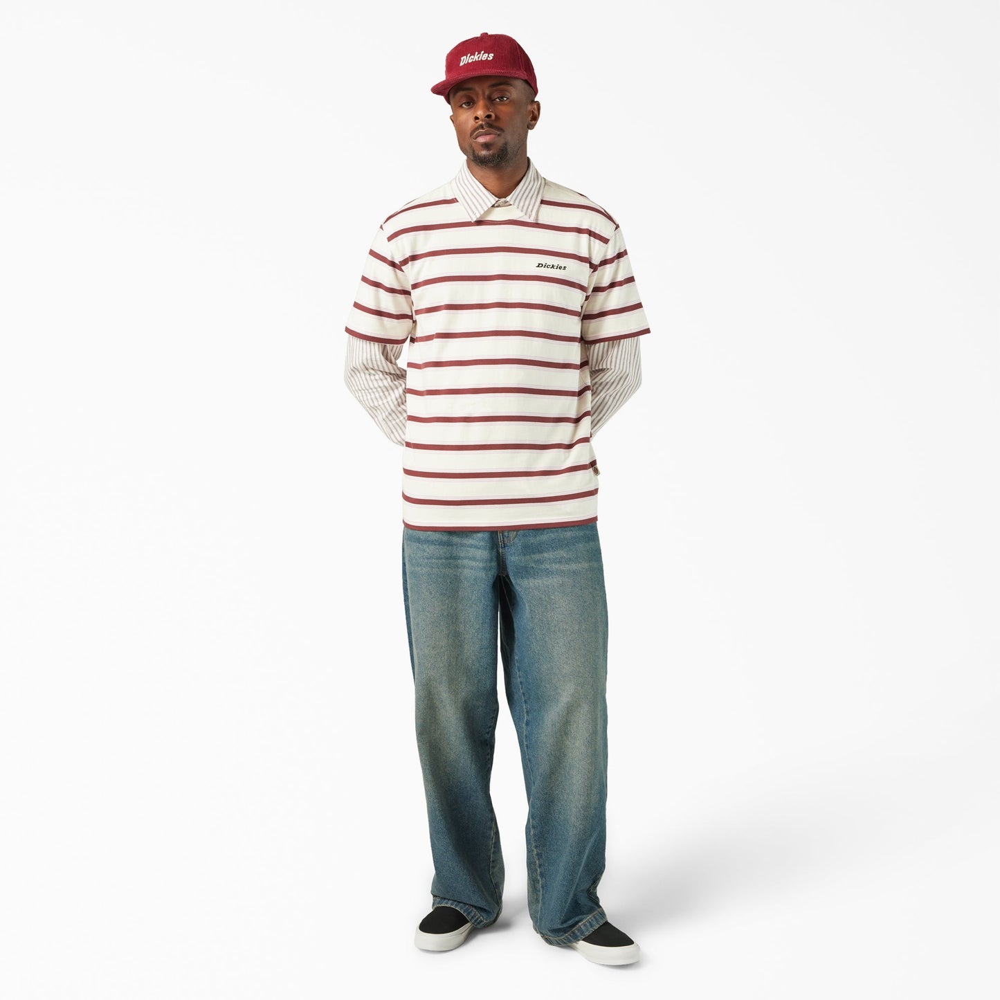 York Striped T-Shirt Dickies Men|Sale