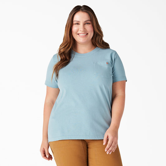 Women's Plus Heavyweight Short Sleeve Pocket T-Shirt Dickies Women