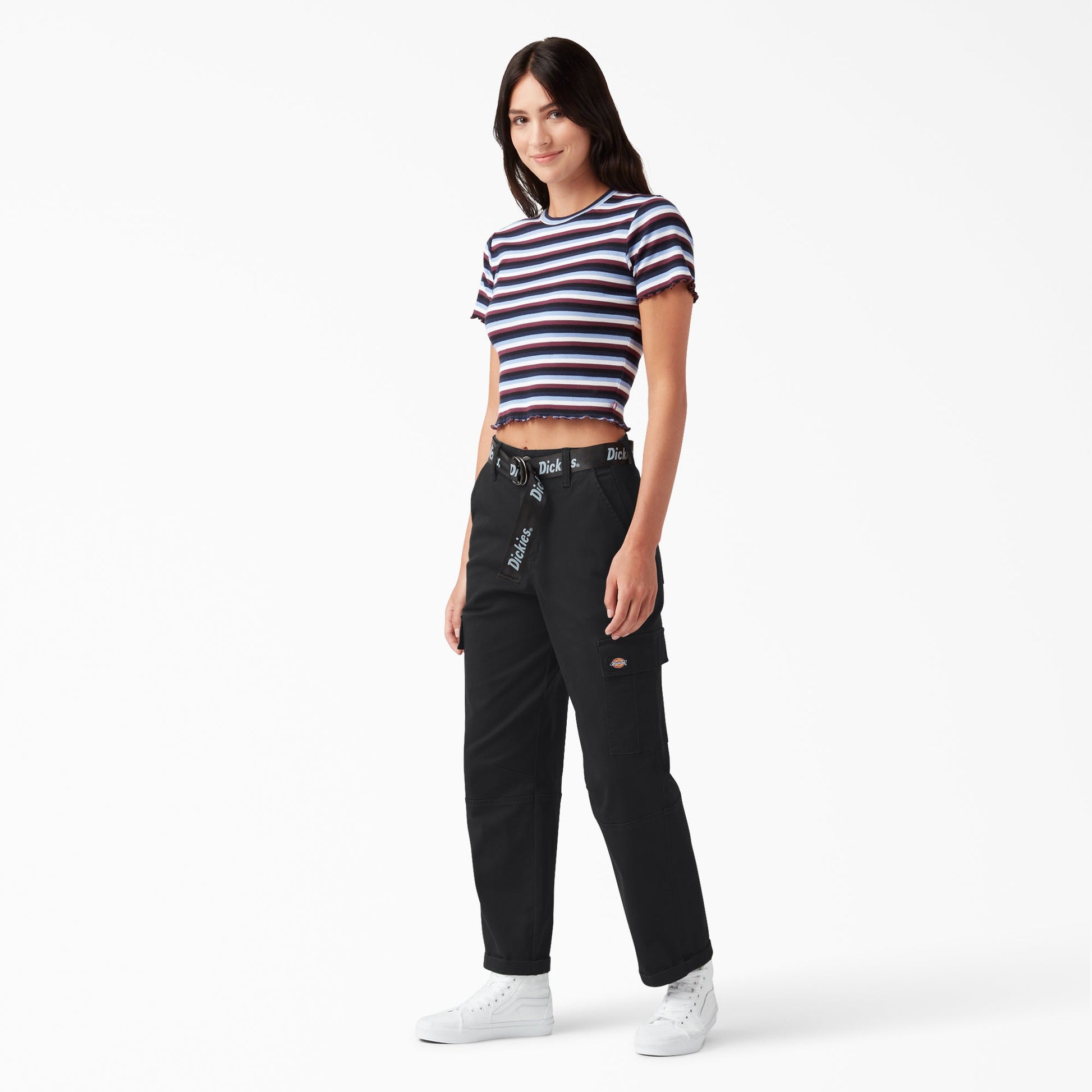Women's Relaxed Fit Cropped Cargo Pants Dickies Women