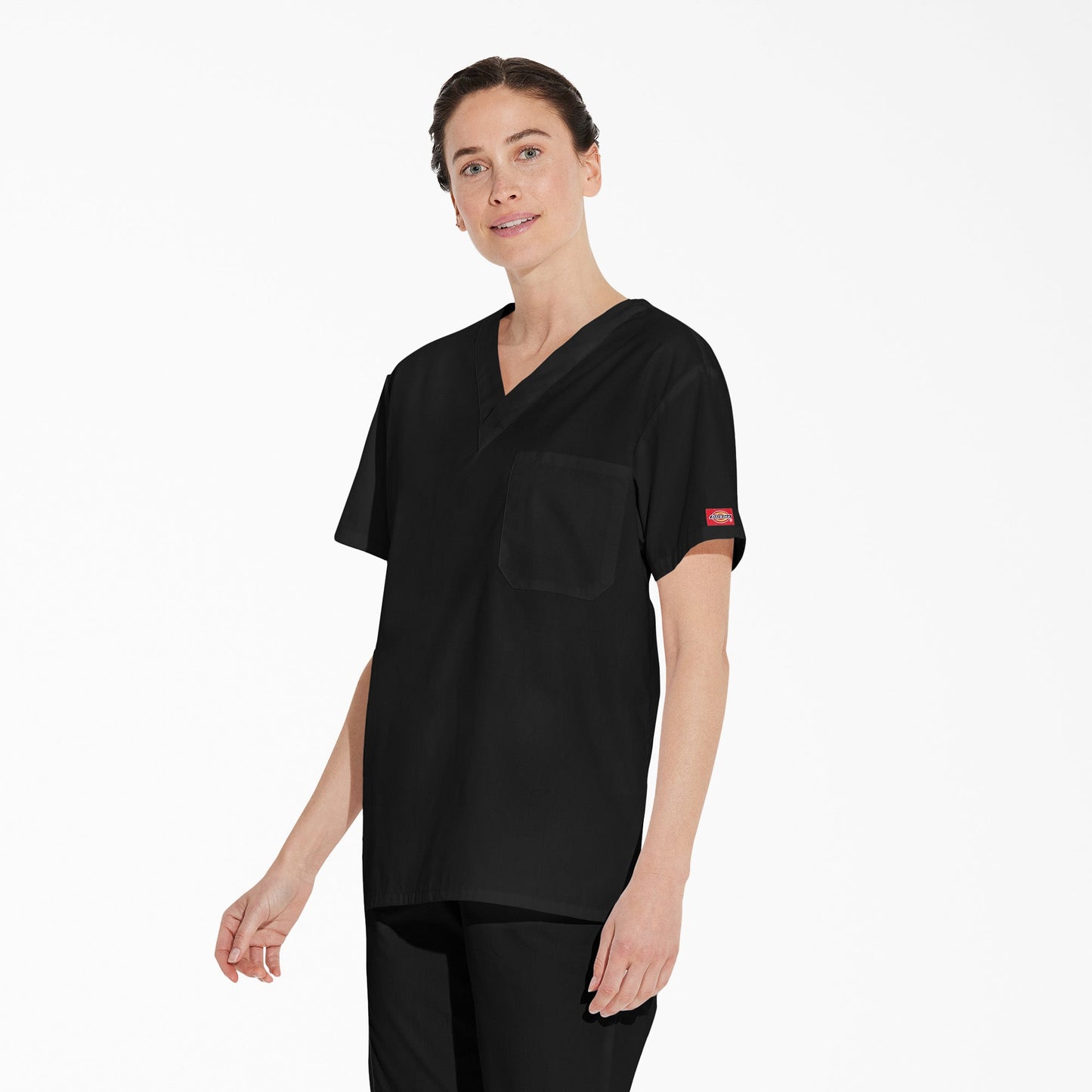Unisex EDS Signature V-Neck Scrub Top Dickies Men|Scrubs|Women