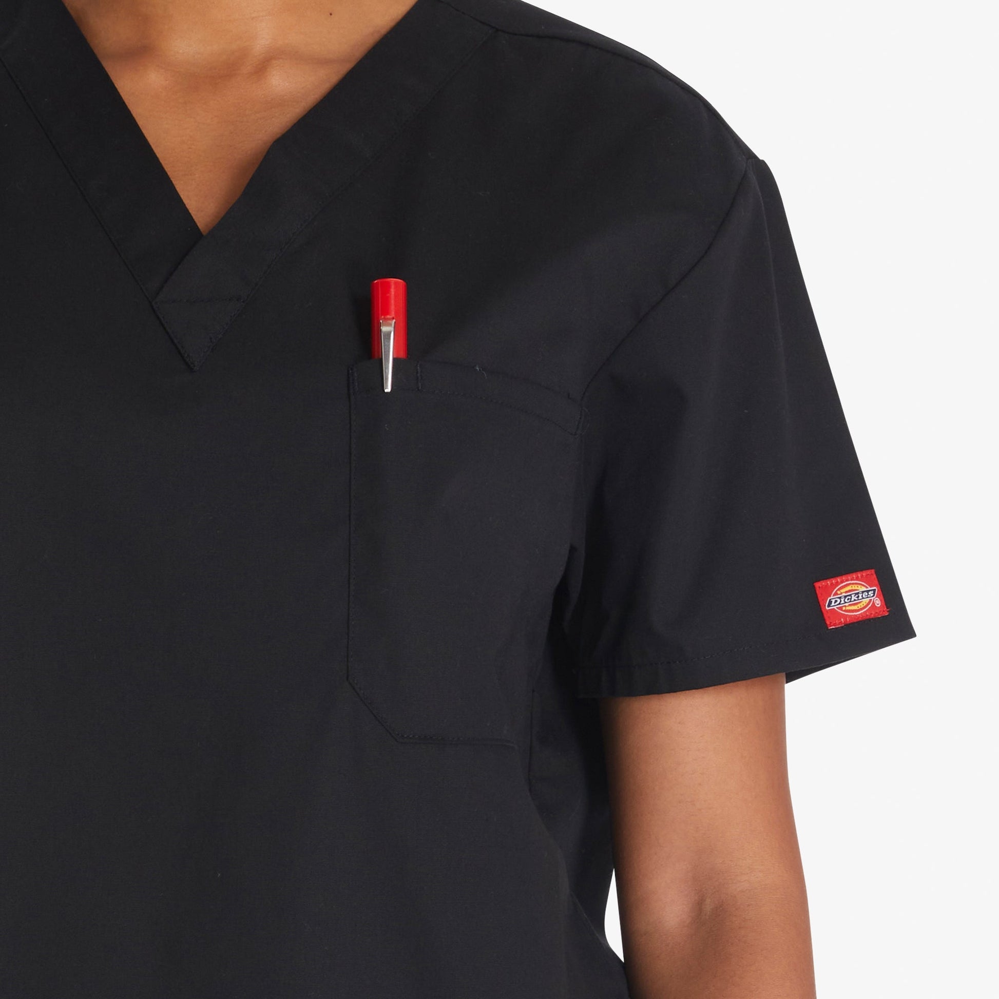 Unisex EDS Signature V-Neck Scrub Top Dickies Men|Scrubs|Women
