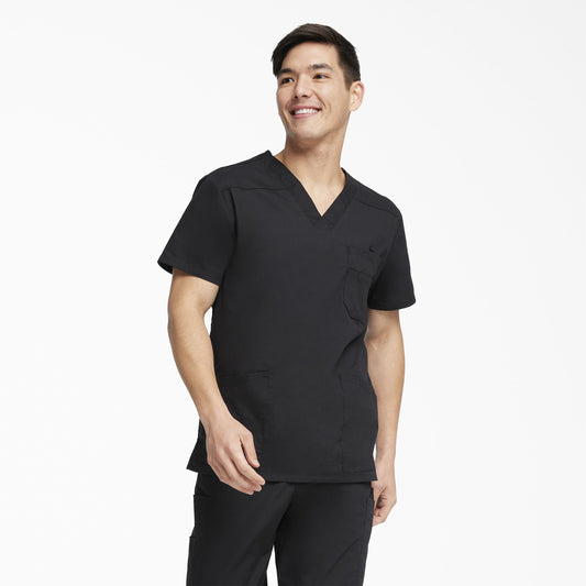 Men's EDS Signature V-Neck Scrub Top Dickies Men|Scrubs