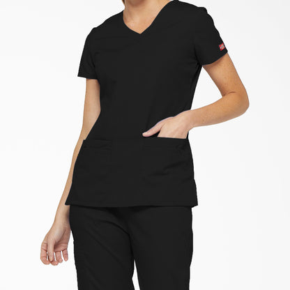 Women's EDS Signature V-Neck Scrub Top Dickies Women|Scrubs