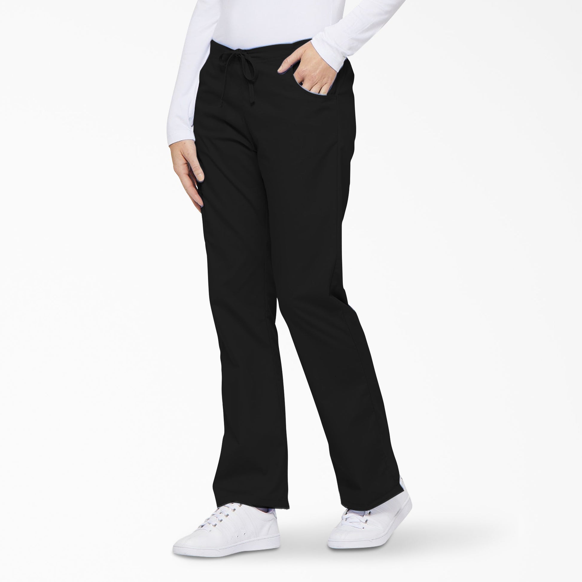 Women's EDS Signature Drawstring Cargo Scrub Pants Dickies Women|Scrubs
