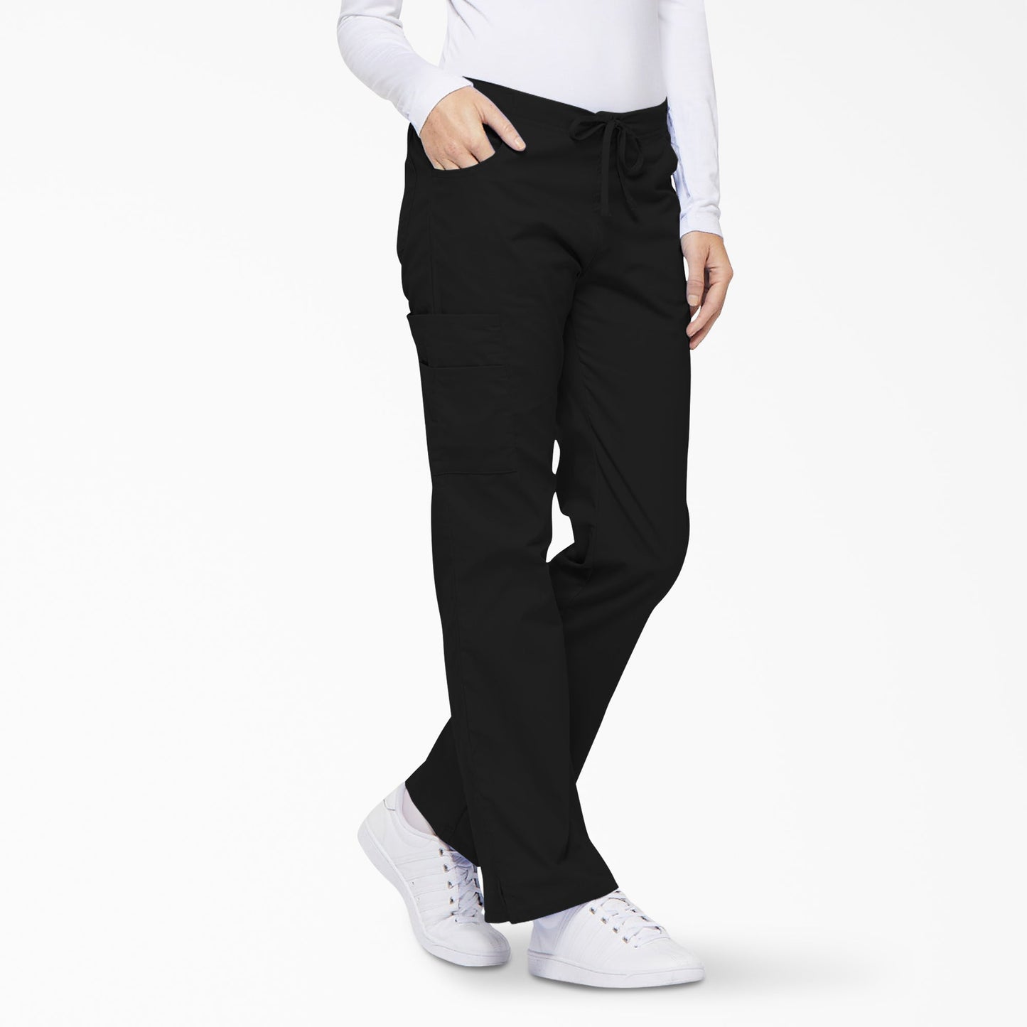 Women's EDS Signature Drawstring Cargo Scrub Pants Dickies Women|Scrubs
