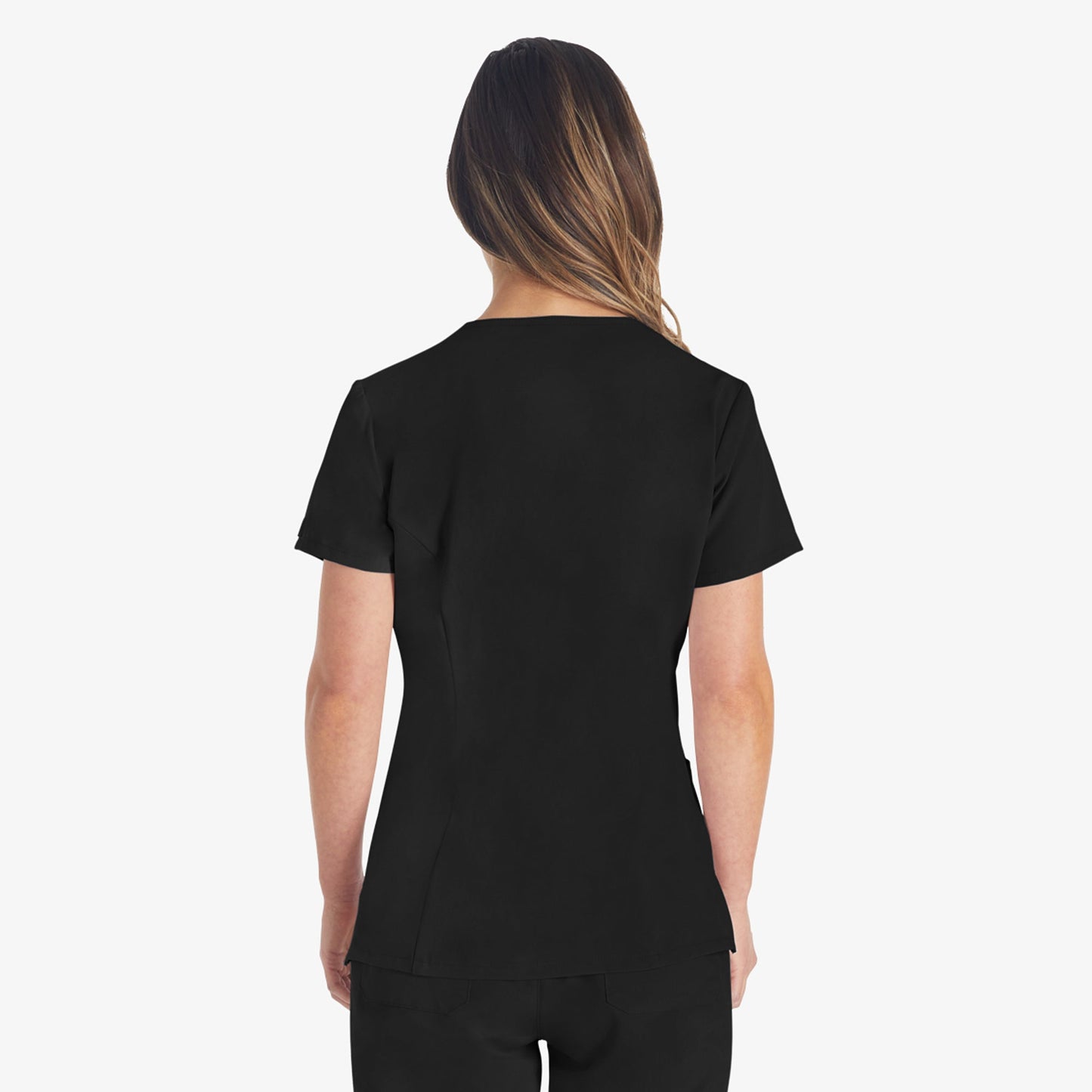 Women's EDS Essentials V-Neck Scrub Top Dickies Women|Scrubs