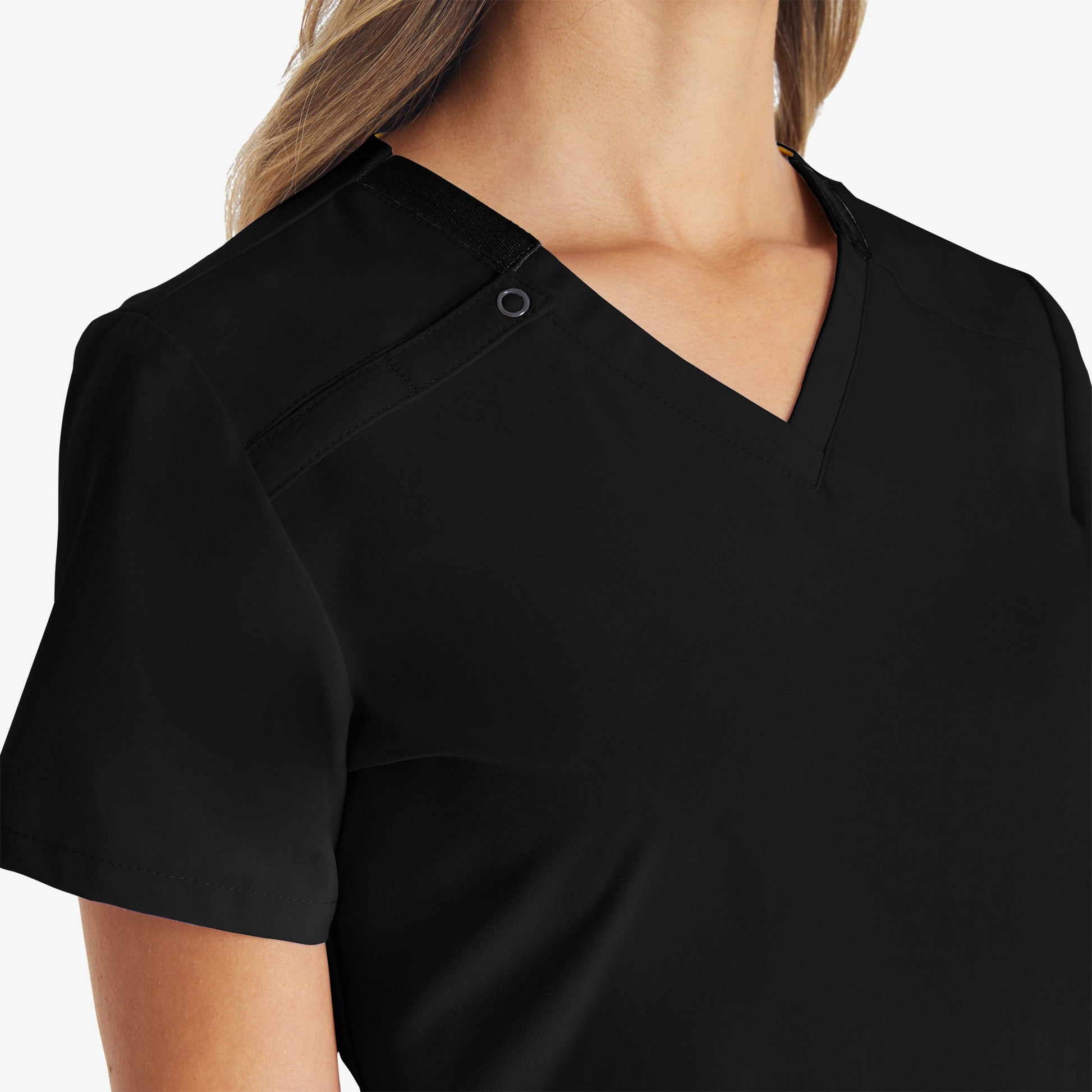 Women's EDS Essentials V-Neck Scrub Top Dickies Women|Scrubs