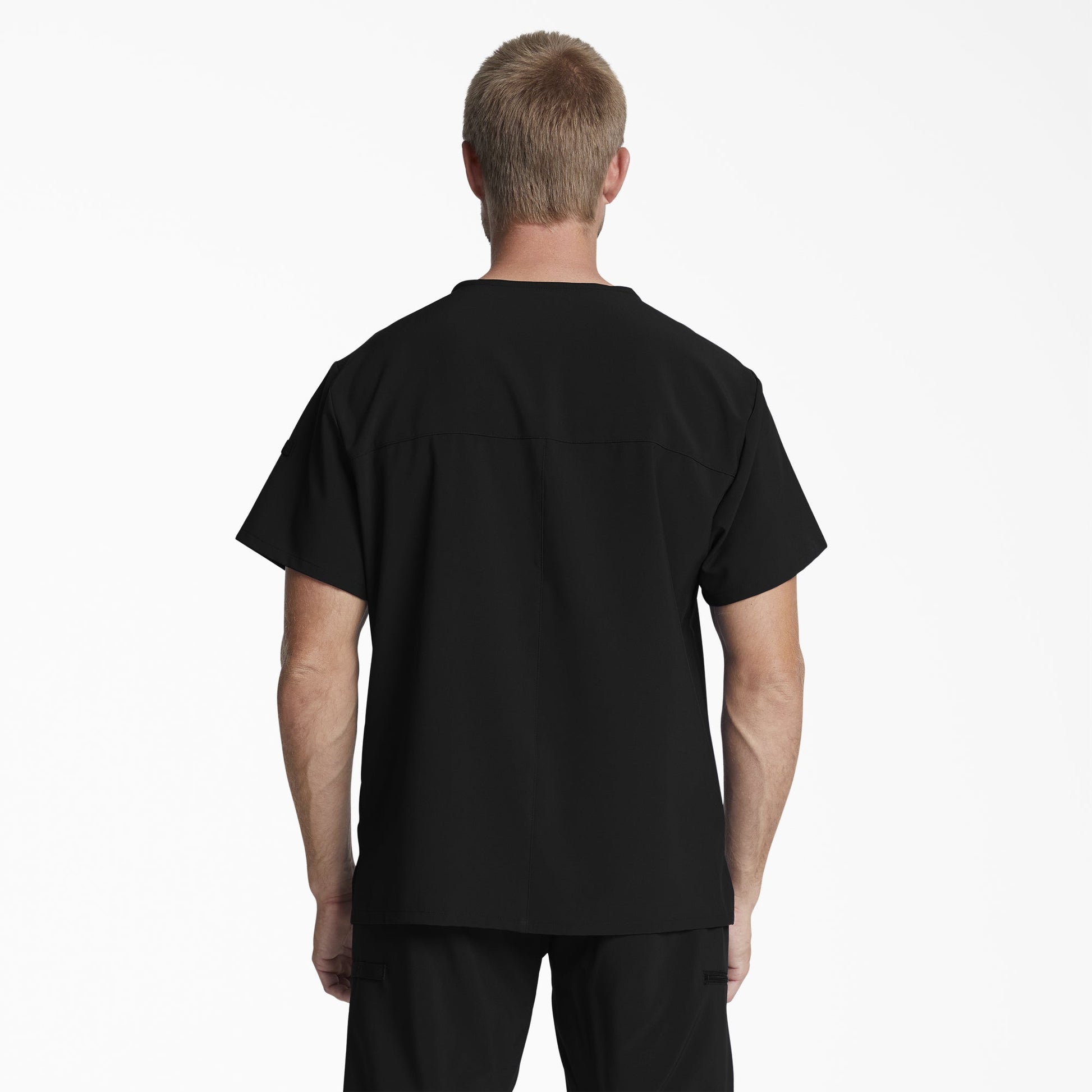 Men's EDS Essentials Tuckable V-Neck Scrub Top Dickies Men|Scrubs