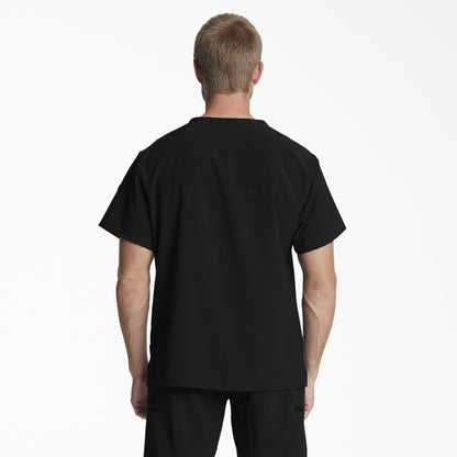 Men's EDS Essentials Tuckable V-Neck Scrub Top Dickies Men|Scrubs