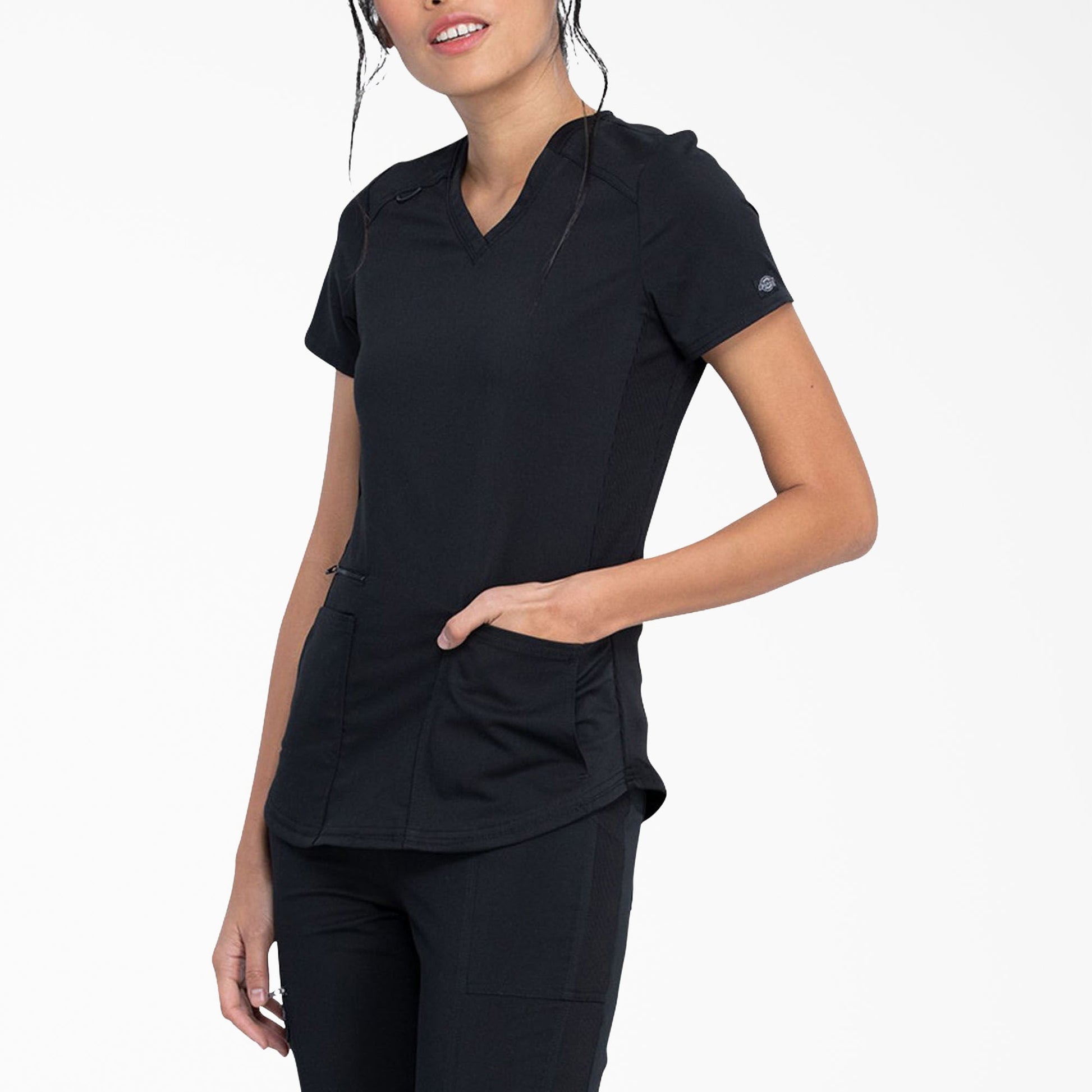 Women's Balance V-Neck Scrub Top Dickies Women|Scrubs