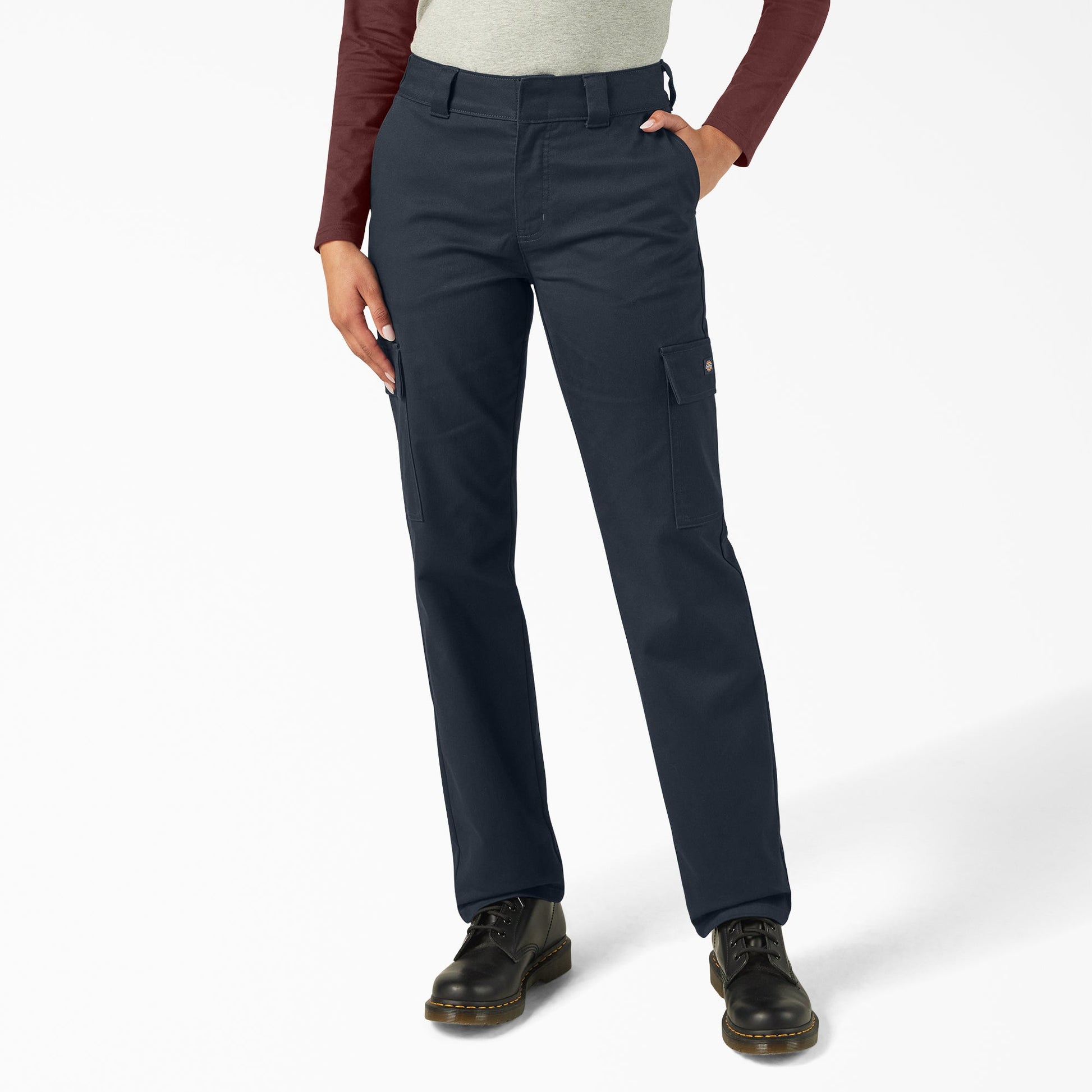 Women's Super Flex Straight Leg Cargo Pants Dickies Women