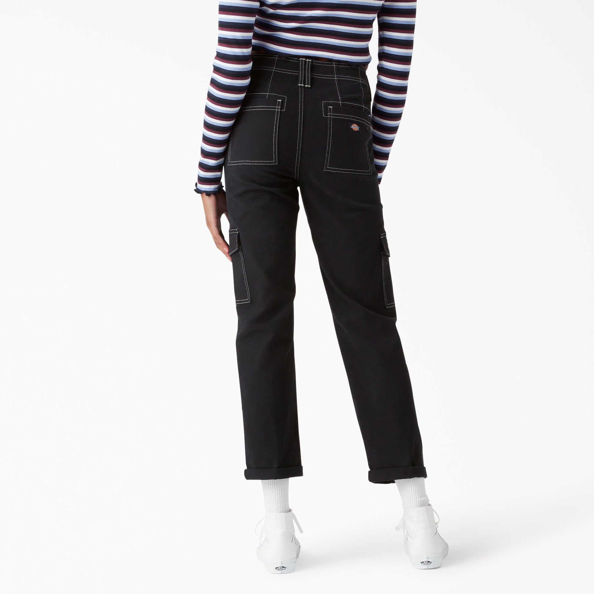 Women's Skinny Fit Cuffed Cargo Pants Dickies Women