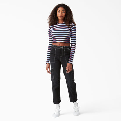 Women's Skinny Fit Cuffed Cargo Pants Dickies Women