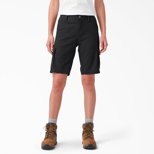 Women's Ripstop Cargo Shorts, 9" Dickies Women