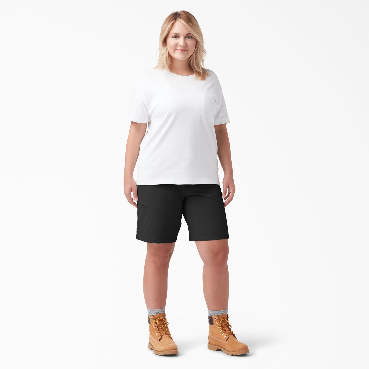 Women's Plus Cooling Relaxed Fit Shorts, 9" Dickies Women