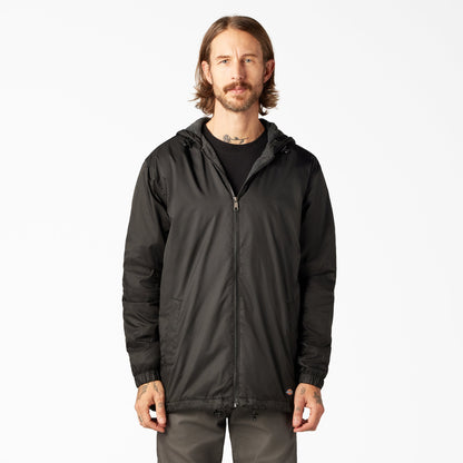 Fleece Lined Nylon Hooded Jacket Dickies Men