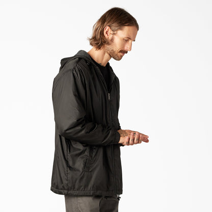 Fleece Lined Nylon Hooded Jacket Dickies Men