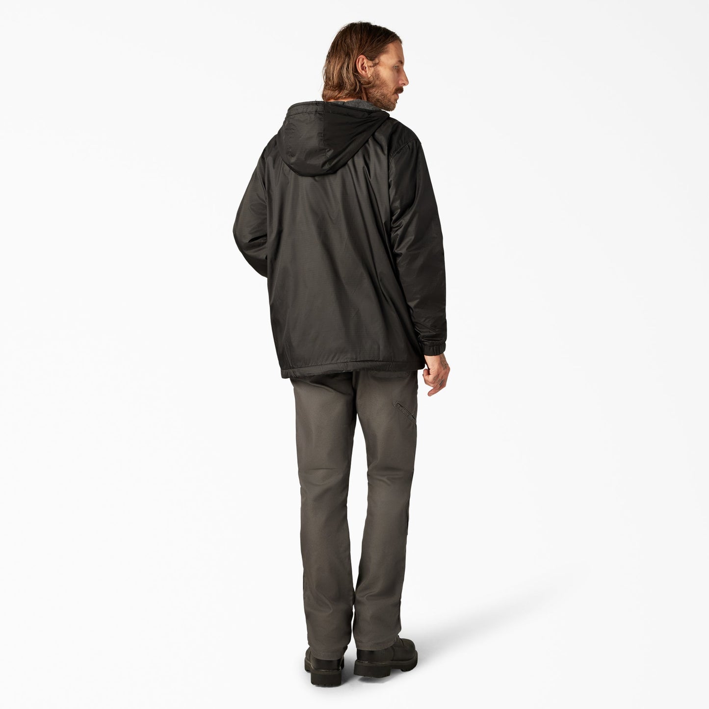 Fleece Lined Nylon Hooded Jacket Dickies Men