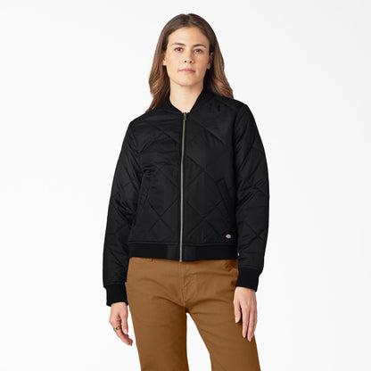 Women's Quilted Bomber Jacket Dickies Women