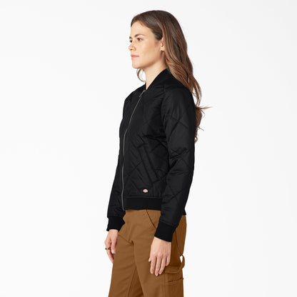 Women's Quilted Bomber Jacket Dickies Women