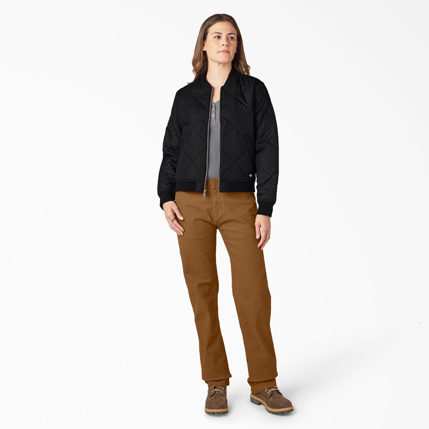 Women's Quilted Bomber Jacket Dickies Women