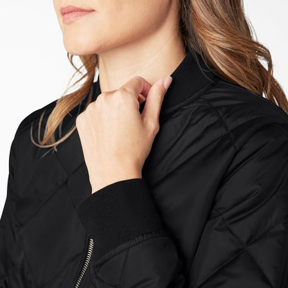 Women's Quilted Bomber Jacket Dickies Women