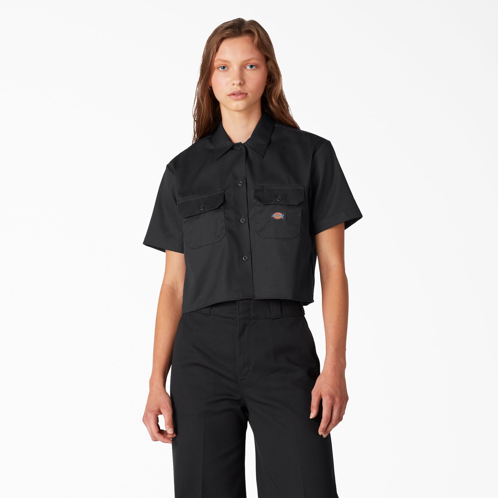 Women's Cropped Work Shirt Dickies Men|Women