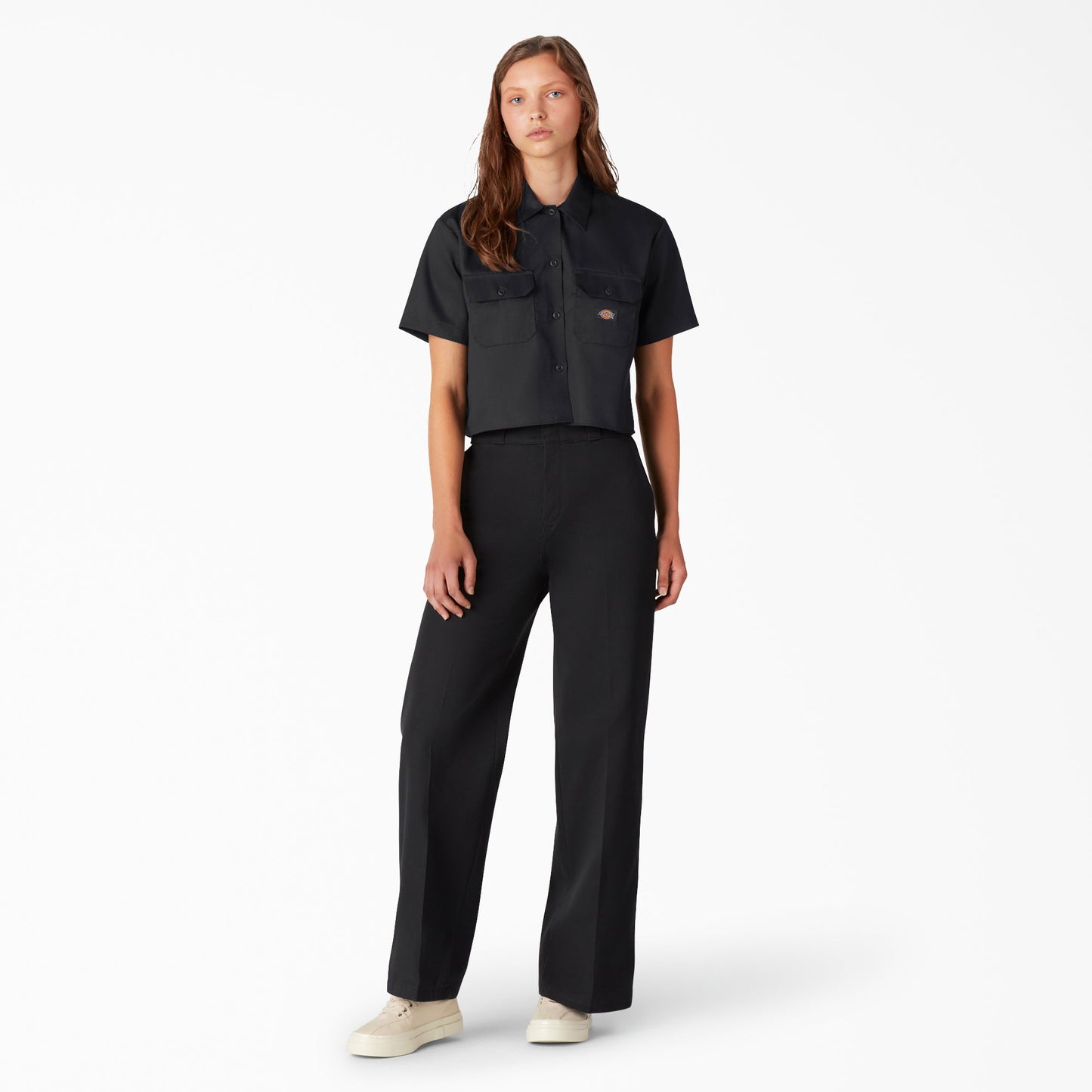 Women's Cropped Work Shirt Dickies Men|Women