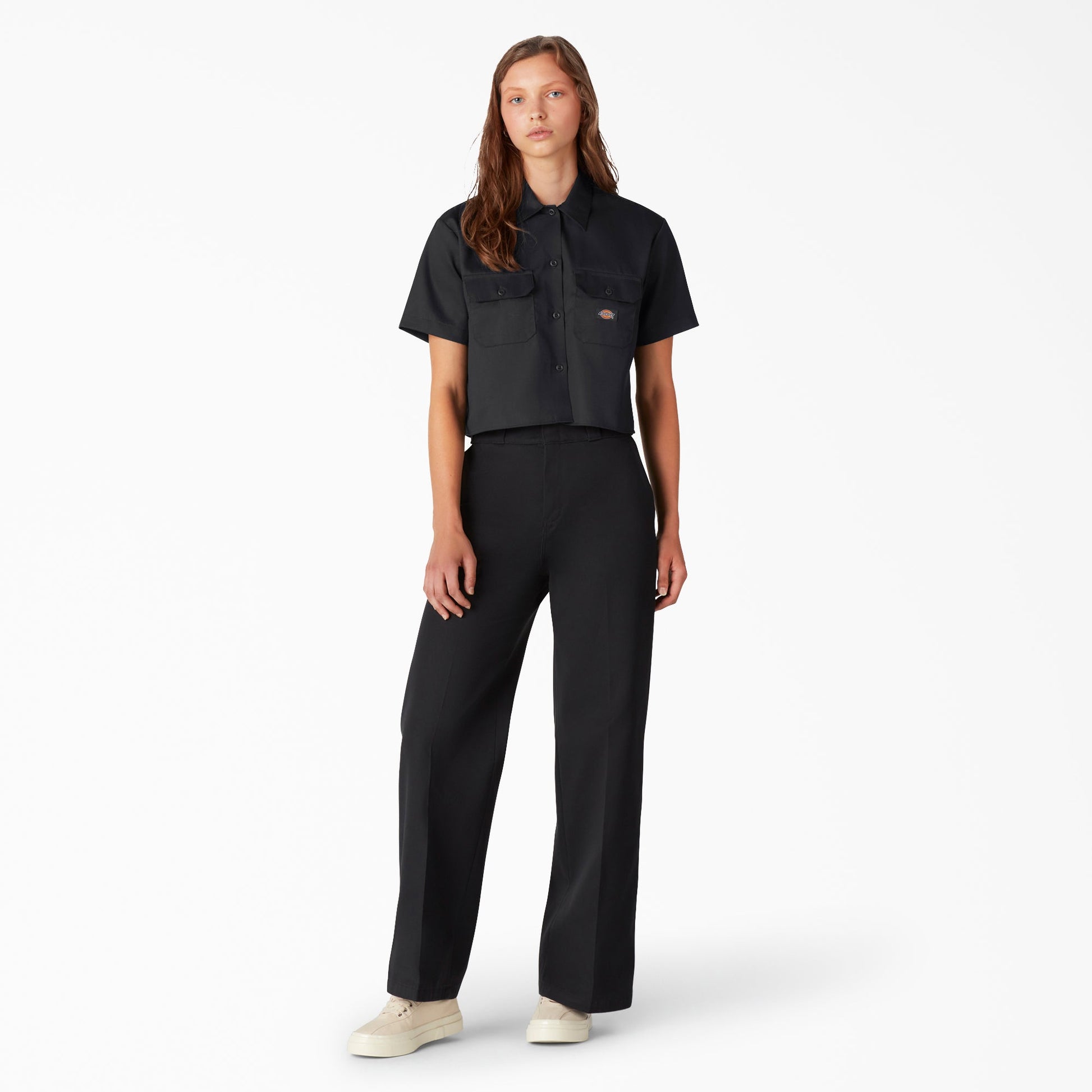 Women's Cropped Work Shirt Dickies Men|Women