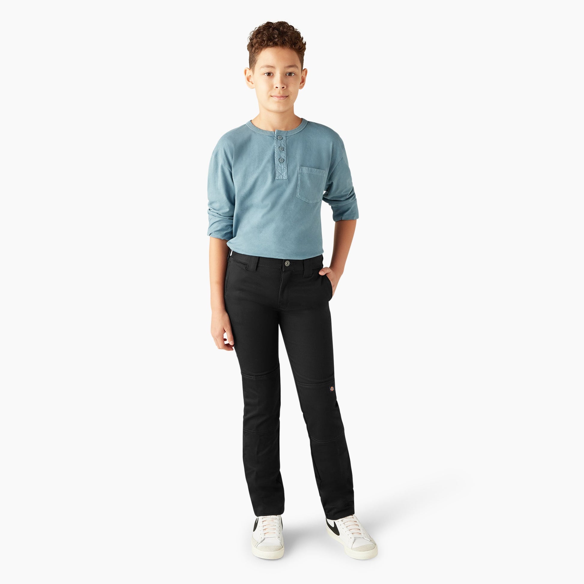 Boys' FLEX Skinny Fit Double Knee Pants, 4-20 Dickies Kids