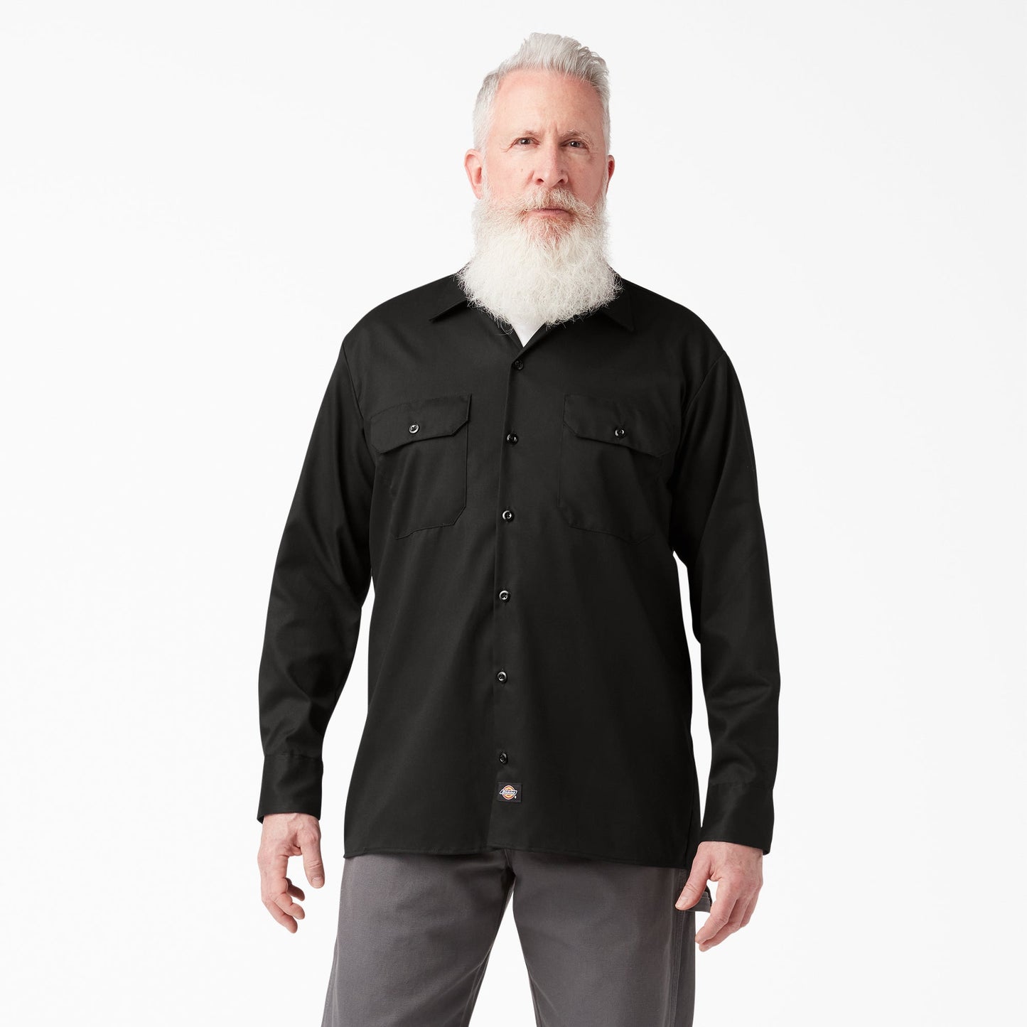 FLEX Relaxed Fit Long Sleeve Work Shirt Dickies Men