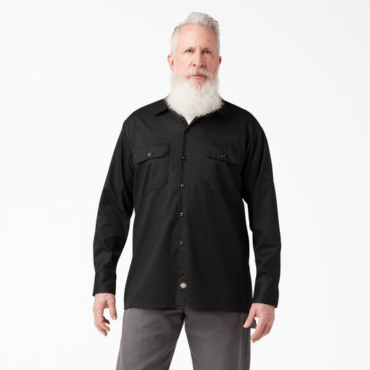 FLEX Relaxed Fit Long Sleeve Work Shirt Dickies Men