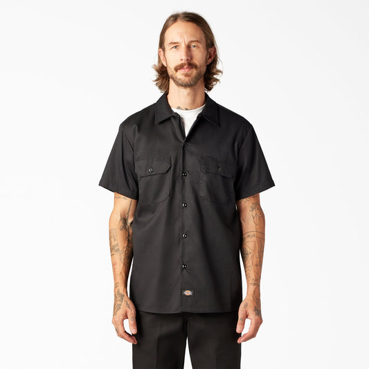 FLEX Slim Fit Short Sleeve Work Shirt Dickies Men