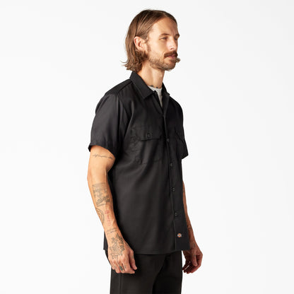 FLEX Slim Fit Short Sleeve Work Shirt Dickies Men