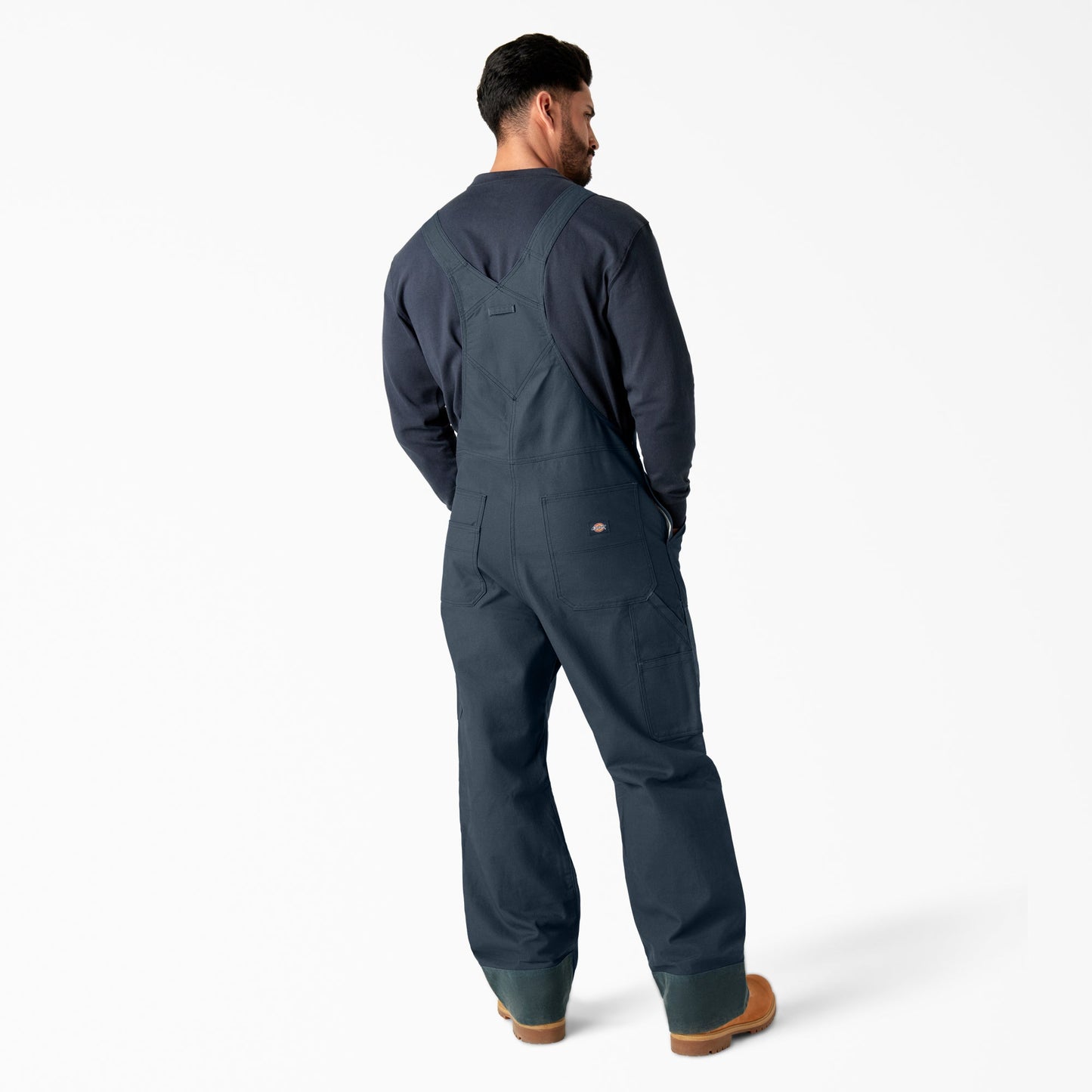 Waxed Canvas Double Front Bib Overalls Dickies Men