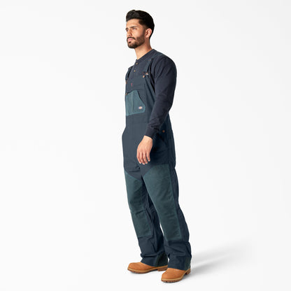 Waxed Canvas Double Front Bib Overalls Dickies Men