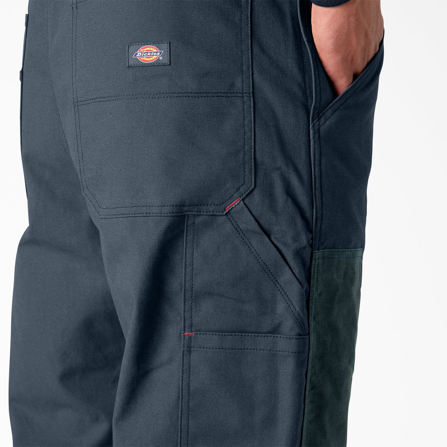 Waxed Canvas Double Front Bib Overalls Dickies Men