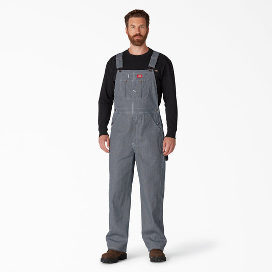 Hickory Stripe Bib Overalls Dickies Men|Women
