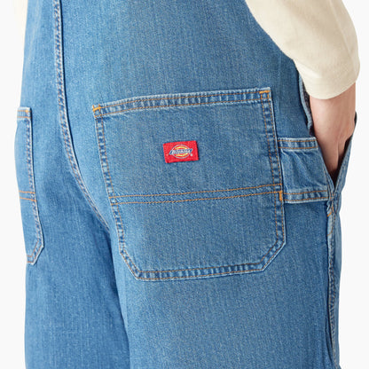 Women's Relaxed Fit Bib Shortalls, 7" Dickies Women