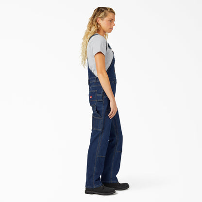 Women's Straight Fit Denim Double Front Bib Overalls Dickies Women
